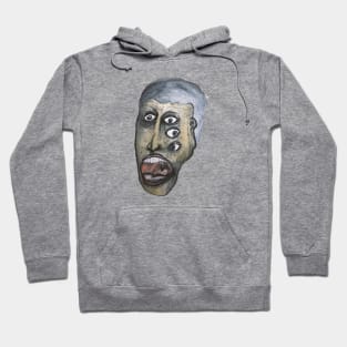 Surreal Screaming Face Hoodie